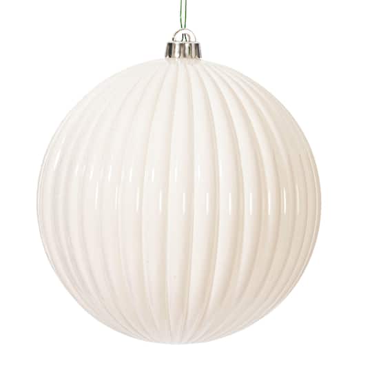 Vickerman 8" Shiny Lined Ball Ornament